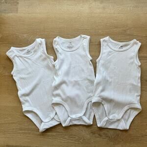 H&M 3 Pack Tanks - Size 12m